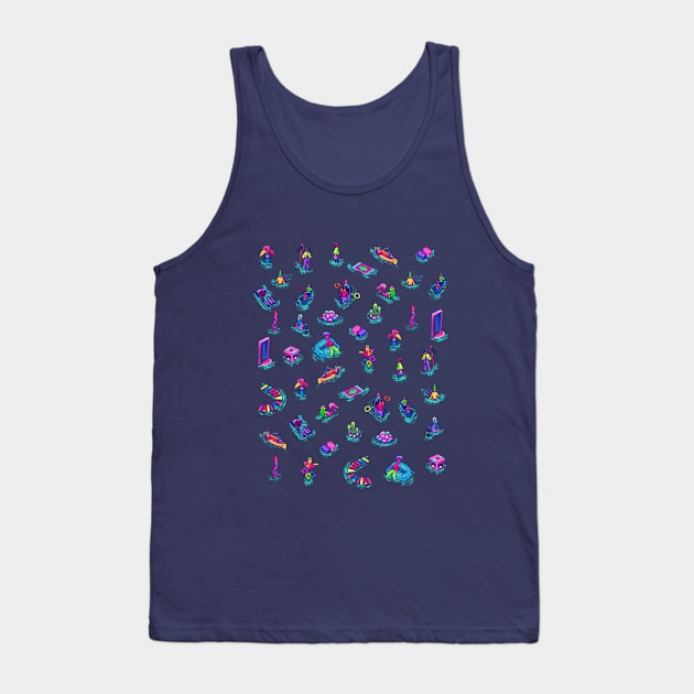 Weirdos Land Tank Top by Lyara Costa